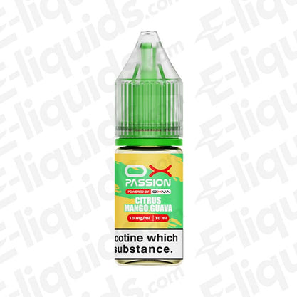 Citrus Mango Guava OX Passion Nic Salt E-liquid by OXVA