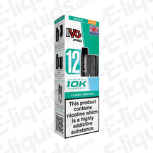 IVG Pro 12 10mg Prefilled Pods Classic Menthol
