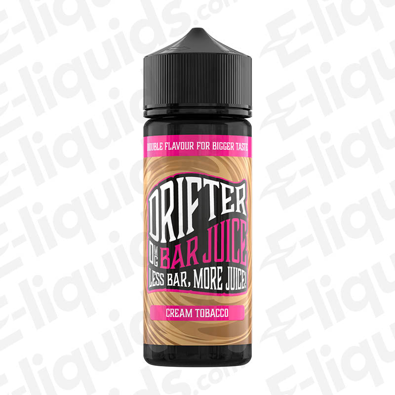 cream tobacco vape juice Drifter Cream Tobacco 100ml Shortfill Vape Juice