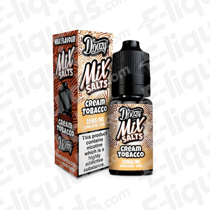Doozy Vape Co Doozy Mix Cream Tobacco 20mg Nic Salt E-liquid