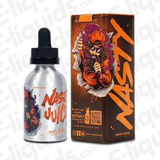 Devil Teeth Shortfill E-liquid by Nasty Juice, featuring honeydew melon and low mint flavor in a 50ml bottle.