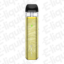 Dovpo Ayce Mini Pod Kit in yellow, a compact vaping device designed for high performance and portability.