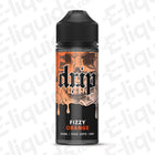Fizzy Orange Shortfill E-liquid by Drip in a 100ml bottle, delivers a vibrant orange flavor with fizzy twist.
