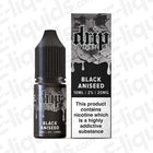 Black Aniseed Nic Salt E-liquid by Drip in 10ml bottle with 20mg nicotine strength and stylish packaging.