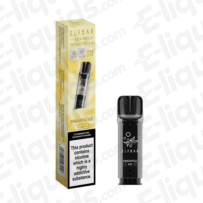 elfbar elfa master akku ELF BAR Elfa Pro Pineapple Ice Prefilled Pod