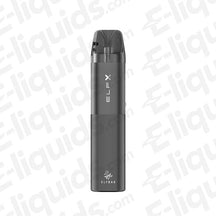 ELFBAR ELFX Vape Pod Kit in sleek black design with LED indicator for enhanced vaping experience.