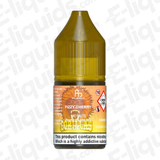 Fumot Fizzy Cherry Nic Salt E-liquid bottle, 20mg nicotine, 10ml, 50/50 PG/VG ratio for MTL vaping.