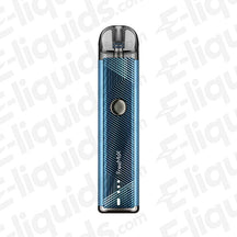 Freemax Onnix 2 Vape Pod Kit in blue with modern design and built-in battery for MTL vaping.