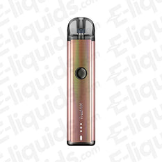 Freemax Onnix 2 15w Vape Pod Kit in rose gold with streamlined design and refillable pod.