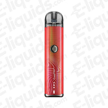 Freemax Onnix 2 15W vape pod kit in red, designed for MTL vaping with 900mAh battery and quick-charge feature.
