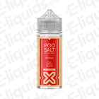 Pod Salt Nexus Fuji Apple Peach Shortfill E-liquid 100ml bottle, featuring Fuji Apple and Peach flavors.