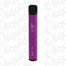 Grape Disposable Vape Device 0mg by Elf Bar, featuring a sleek purple design and no nicotine.