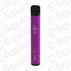 Grape Disposable Vape Device 0mg by Elf Bar, featuring a sleek purple design and no nicotine.