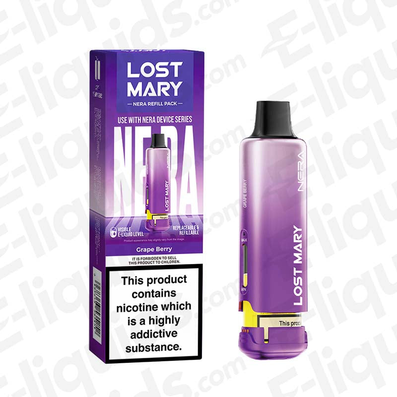 Lost Mary NERA 15K Grape Berry Prefilled Pod | Rich & Fruity Lost Mary NERA 15K Grape Berry Prefilled Pod | Rich & Fruity