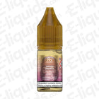 Grape Orange RandM Nic Salt E-liquid by Fumot with a 20mg nicotine strength in a clear bottle.