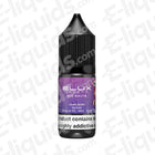 Grape Nic Salt E-liquid by Elux Legend, featuring a 10ml bottle with a vibrant grape berry design.