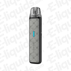 Lost Vape Ursa Nano S 2 vape pod kit featuring a stylish leather design and illuminated button.
