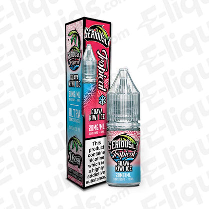 Doozy Vape Co Seriously Tropical Guava Kiwi Ice 20mg Nic Salt E-liquid