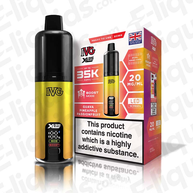 ivg xl 35k vape kit IVG XL 35K Guava Pineapple Passionfruit Prefilled Pod Kit