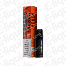 Gummy Bear Nasty Pod PX2 Replacement Vape Pods packaging and product, featuring vibrant colors and nicotine warning.