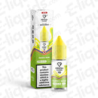 Gummy Bear Nic Salt E-liquid by Crystal Clear Bar, 20mg, featuring colorful packaging and a vibrant e-liquid bottle.