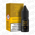 Havana Gold Nic Salt E-liquid by Pod Salt in 10ml bottle, featuring a rich tobacco flavor with 20mg nicotine strength.
