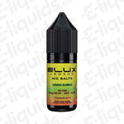 Hawaii Sunrise Nic Salt E-liquid by Elux Legend, featuring sweet peach, pineapple, and watermelon flavors.