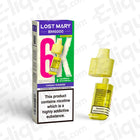 Lost Mary BM6000 Compliant Pod in Hawaii Sunrise flavor, featuring vibrant packaging for smooth vaping with up to 6000 puffs.