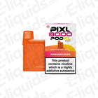 PIXL 8000 Prefilled Pod XL Hawaiian Oasis, 20mg nicotine, orange design, 8000 puffs, compliant vaping, flavor packaging