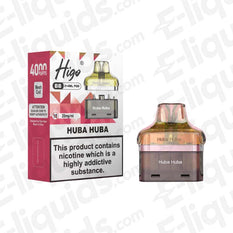 Higo BB 4000 20mg Prefilled Pods Huba Huba
