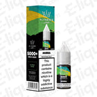 Hubba 5000+ Nic Salt E-liquid by Al Fakher in 10ml bottle, featuring sweet bubble gum flavor and 20mg nicotine.