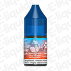 Ice Pop RandM Tornado 7000 Nic Salt E-liquid by Fumot in a 10ml bottle, featuring raspberry, cherry, and lime flavors.