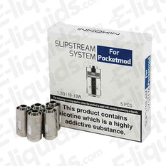 Innokin Slipstream BVC Replacement Vape Coils Pack of 5, shown with packaging, compatible with iTaste Kroma Kit.