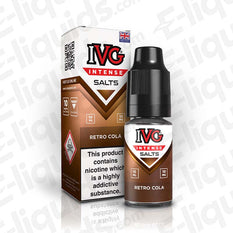 ivg intense nic salts retro cola 10mg
