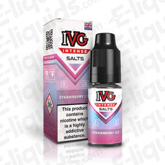 ivg intense nic salts strawberry ice 10mg