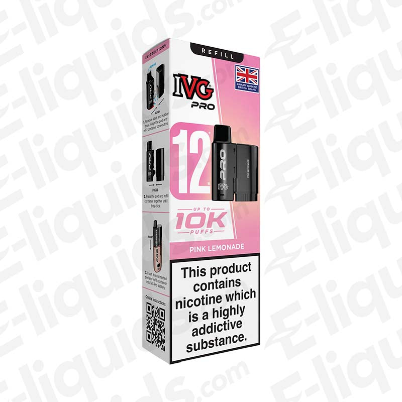 IVG Pro 12 Pink Lemonade Prefilled Pod