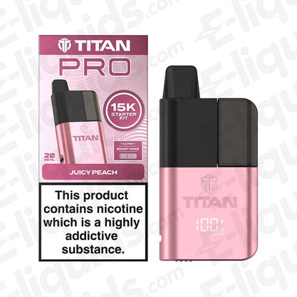 Titan Pro Juicy Peach 20mg Prefilled Pod Kit