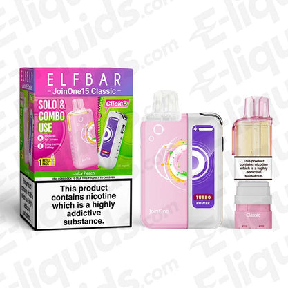 Elf Bar JoinOne15 20mg Prefilled Pod Kit Juicy Peach