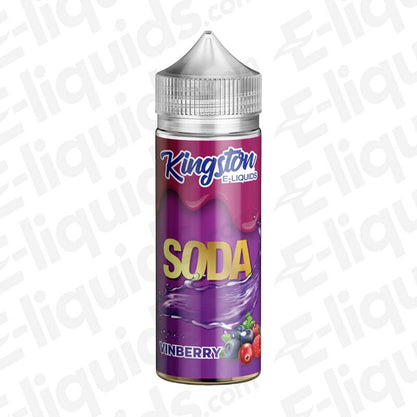 Soda Vinberry 70/30 Shortfill E-liquid by Kingston bottle with fruity design