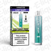 HAWCOS x Lost Mary Pro Max 7000 20mg Prefilled Pod Kit Kiwi Passion Fruit Guava