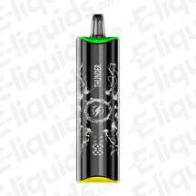 NEXEL Thunder Prefilled Pod Kit in sleek black design with visible lightning graphics and bright green accents.
