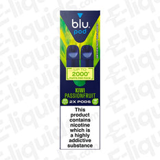 Blu Bar Pod 20mg Prefilled Pods Kiwi Passionfruit