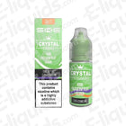 Kiwi Passionfruit Guava Nic Salt by Crystal Clear Bar Salts in packaging and dropper bottle for vaping.