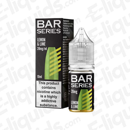 Bar Series Black Edition Lemon and Lime 20mg Nic Salt E-liquid