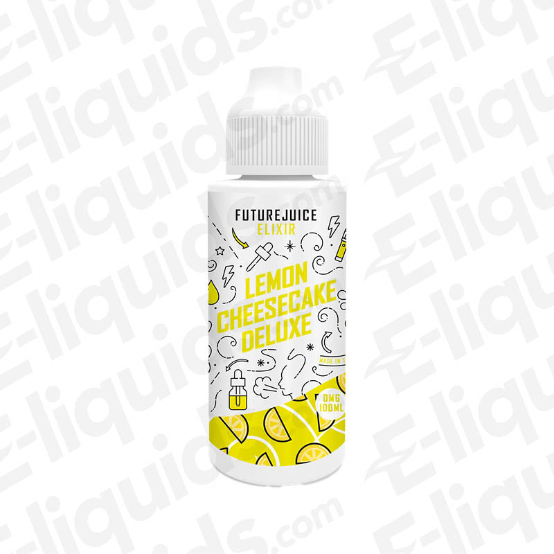 Future Juice Elixir Lemon Cheesecake Deluxe 100ml Shortfill Vape Juice