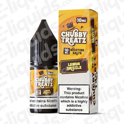 Chubby Treatz Lemon Drizzle 10mg Nic Salt E-liquid