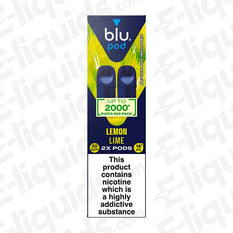 Blu Bar Pod 20mg Prefilled Pods Lemon Lime