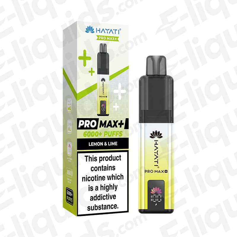 Hayati Pro Max 6K Lemon Lime Prefilled Pod Kit