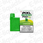 PIXL 8000 Compliant Prefilled Pod with Lemon & Lime flavor and 20mg nicotine strength, offering up to 8000 puffs.