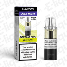 HAWCOS x Lost Mary Pro Max 7000 Lemon Lime 20mg Prefilled Pods